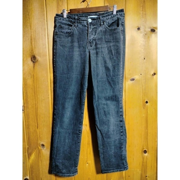 Bandolino Blu black jeans size 10 stretch basic - Picture 1 of 6